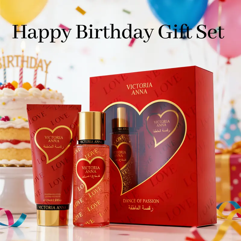 2-Piece Perfume & Lotion Gift Set for Women, Long Lasting and Alcohol-Free Liquid Formula, Fresh Fruity Fragrance for Daily Wear, Regular Edition, Adults