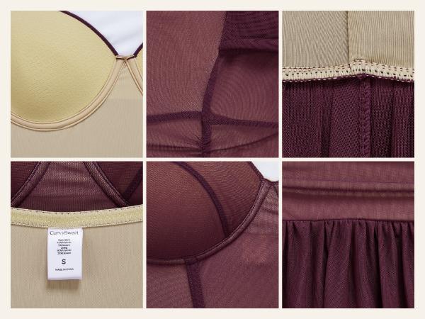 CurvySweet Women’s Convertible Off The Shoulder Maxi Dress Built-in Bra Bodycon Ruched Mesh Formal Evening Dresses for Women SpringStatements