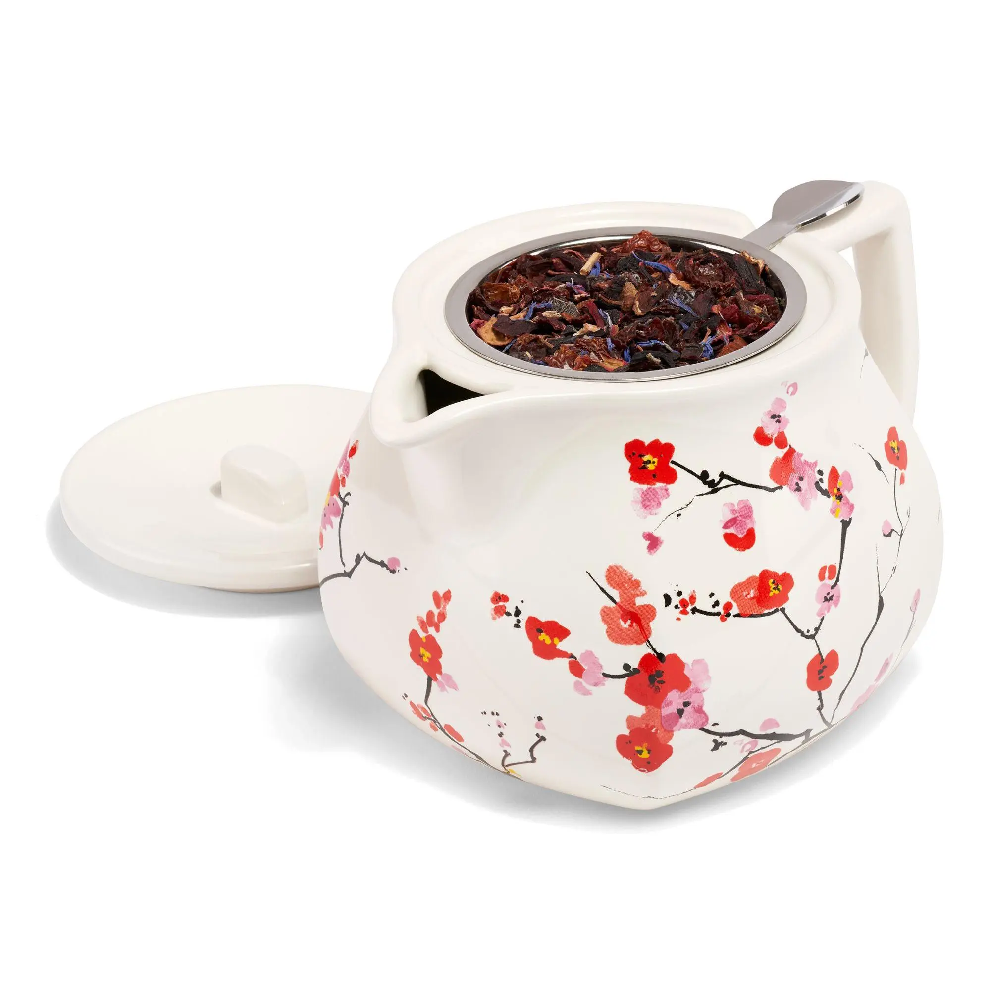 Tea Forte Sakura Flower Fiore Teapot with Infuser