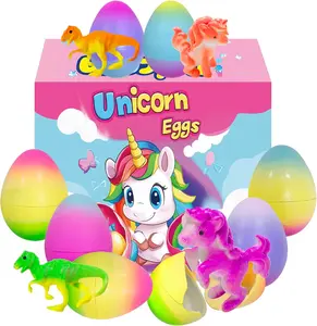 6 Pack Unicorn Hatching Eggs for Kids Magic Grow Egg Toys Expands 600% in Water, Easter Basket Stuffers, Hatching Dinosaur Eggs, Party Favors, Birthday Gifts for Boys & Girls