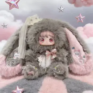 Sanmi Starry Rabbit Dream 800% Blind Box| 6+1 Hidden| Starry Glow Collectible Gift PAP Toys