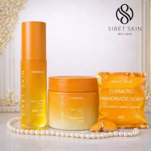 Turmeric Body Set Body Oil, Body Butter &  Soap (3 Pieces)