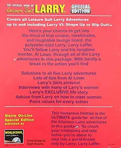 USED-The Official Book of Leisure Suit Larry by Ralph Roberts and Al Lowe (Paperback)