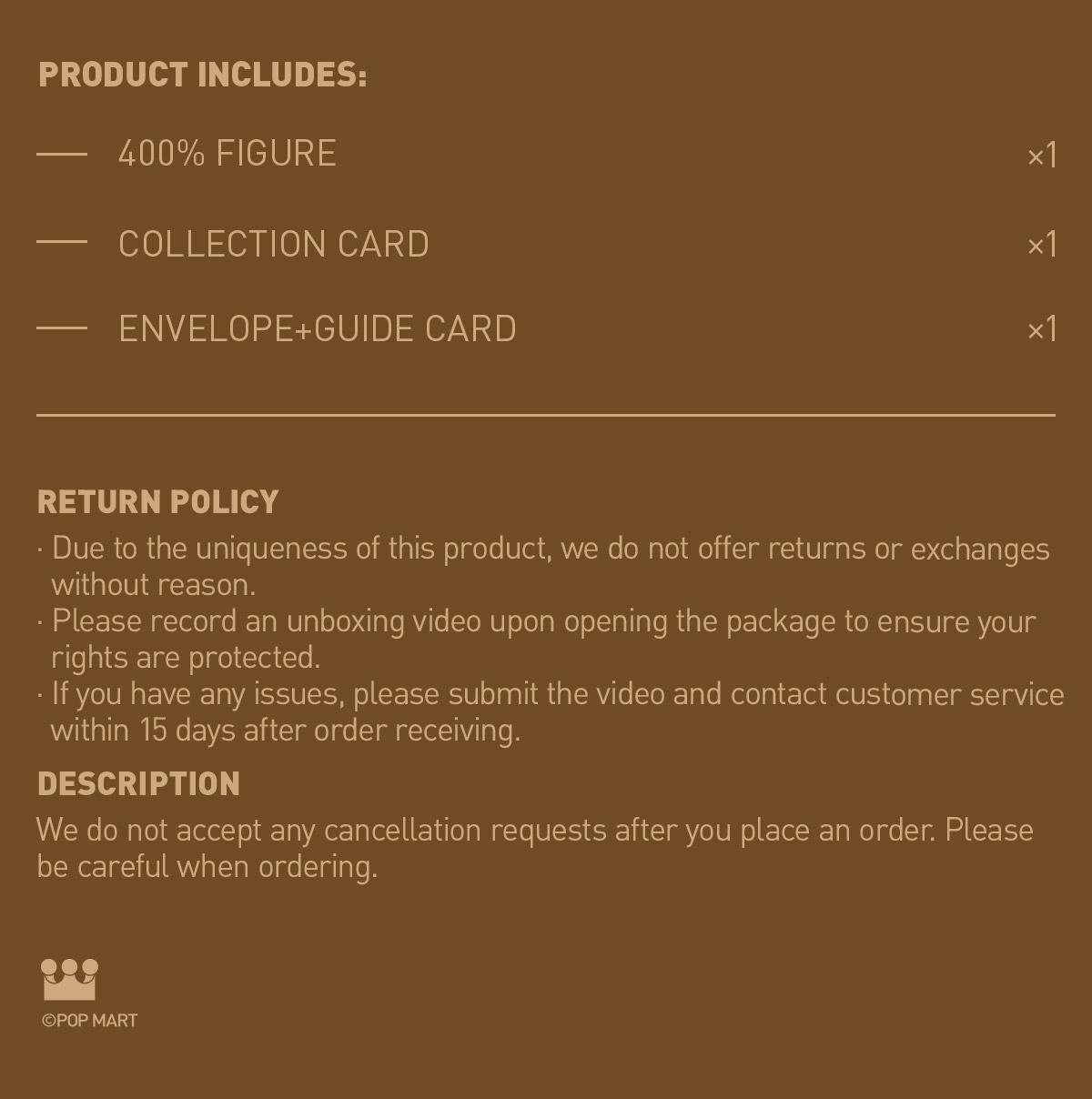 MEGA α SKULLPANDA 400% Wu Jian’an-The Heaven of Nine Levels