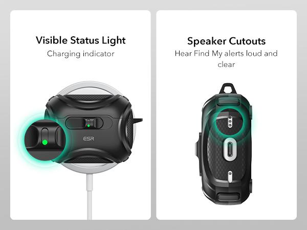 ESR for AirPods Pro 3 Case, Compatible with Airpods Pro 2025 (USB-C Cable), Effortless MagSafe, Drop-Proof Lock, Easy Open, Cyber Series