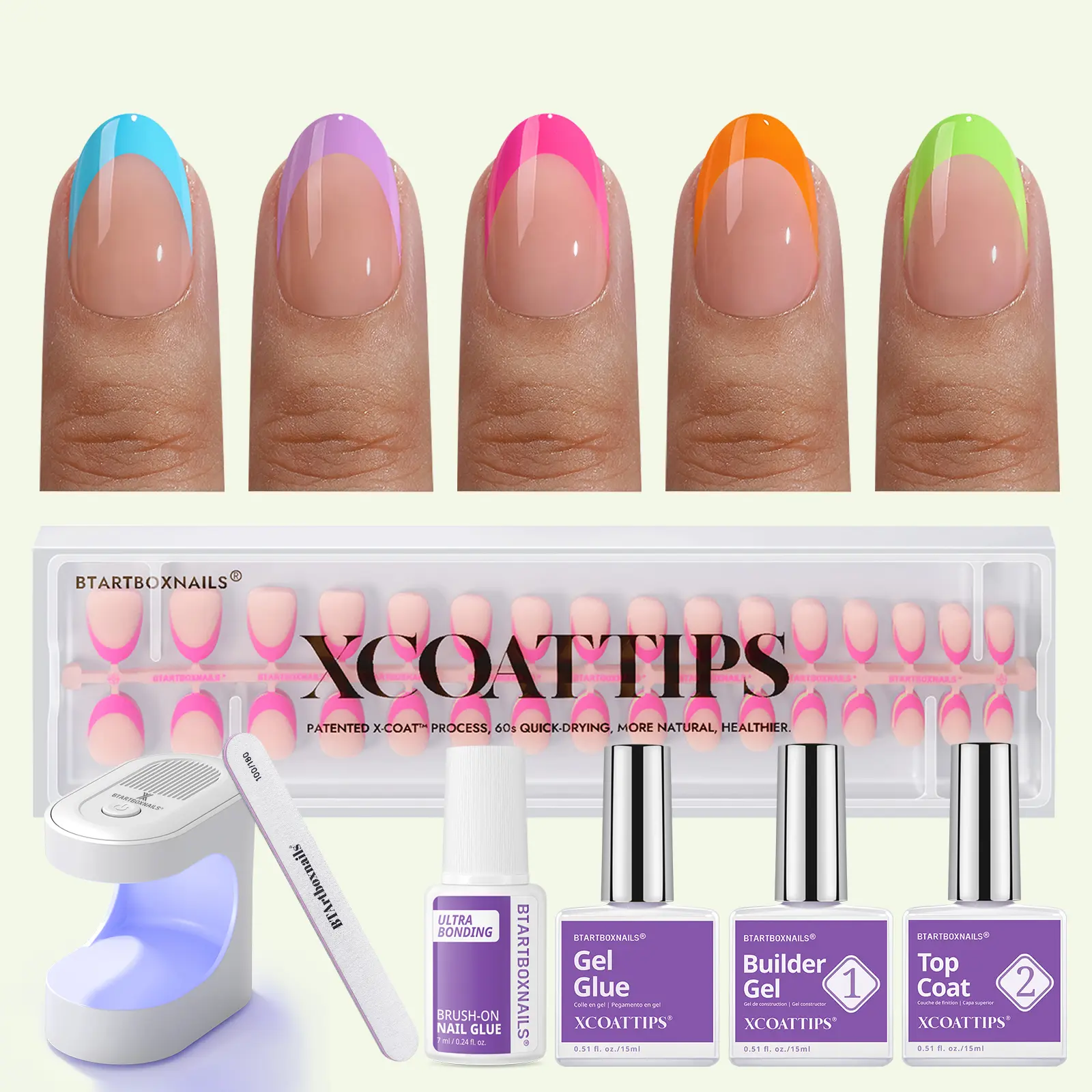 XS Almond-Kit-Brighter pastel