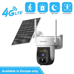 BEENOCAM 3MP US 4G Solar Battery Powered Wireless Security Camera Color Night Vision PIR Motion Outdoor IP Camera