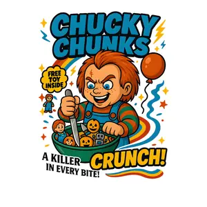 Chucky Chunks, horror, Press-ready, Transfer only, MTO Custom Diy Kit