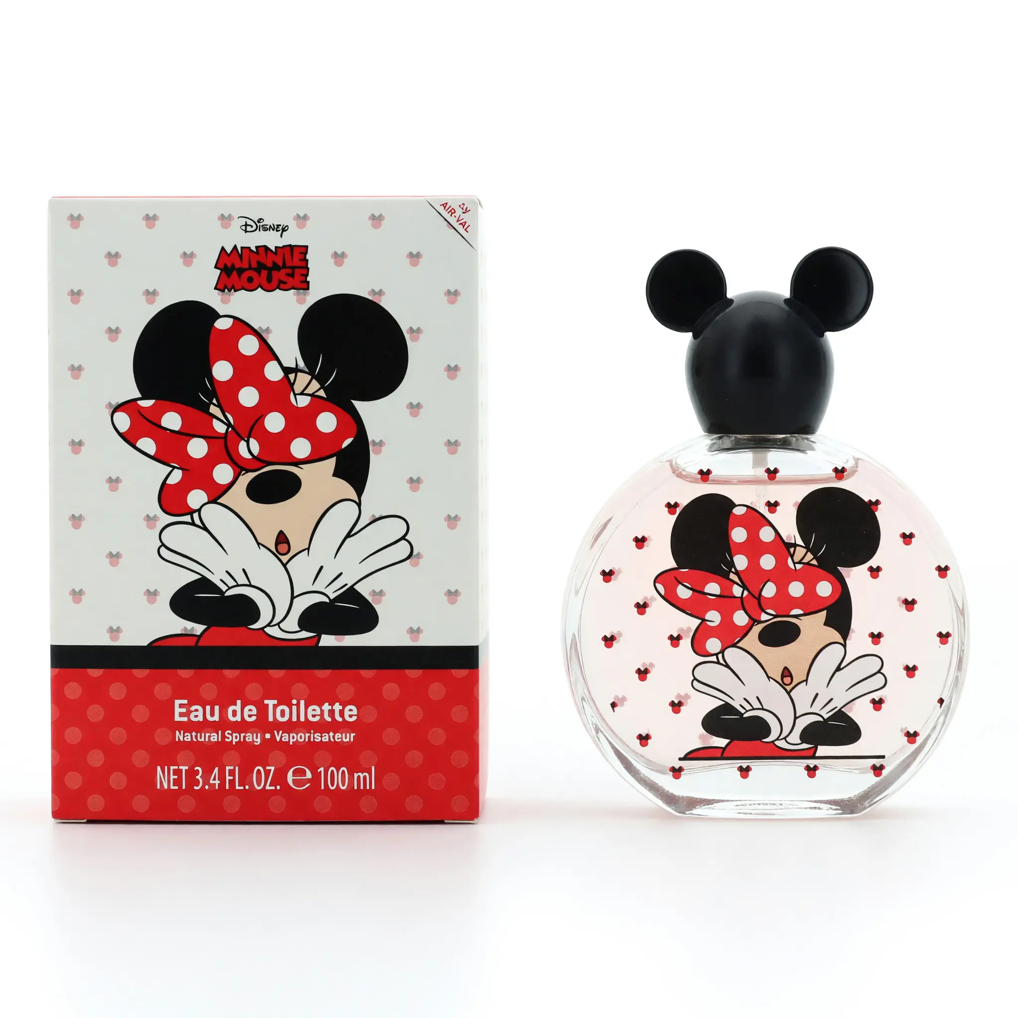 Disney Minnie Mouse Floral Citrus Eau de Toilette Spray - 3.4 fl oz Spray Bottle with Sweet Spices Notes for Girls