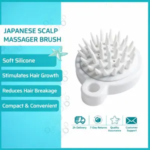 Muji Massage Scalp Comb - MOCNHU Hair Shampoo – Herbal Gray Coverage for Women & Men with Black Ginseng