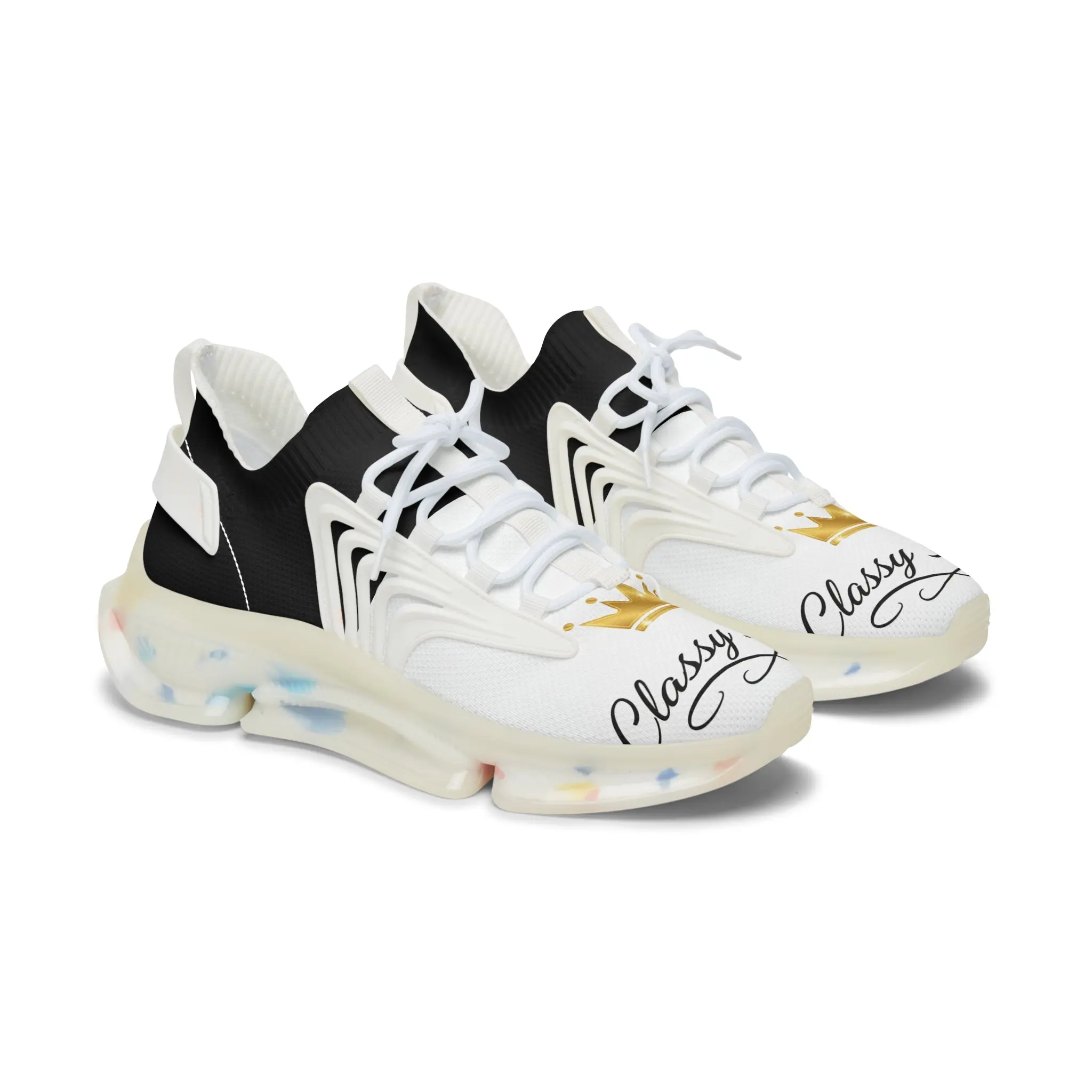 Classy Adore Signature Sneakers - Black & White