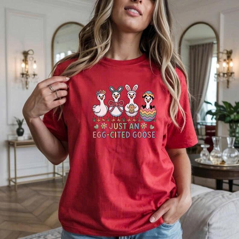 Comfort Colors Funny Goose Shirt Easter , Silly Goose Shirt, Easter Goose Shirt, Teacher Easter Shirt, Easter Teacher Shirt