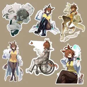 Agnes Tachyon Uma Musume Mad Scientist Run Sticker