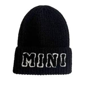 Mini Knit Hat, Obsidian