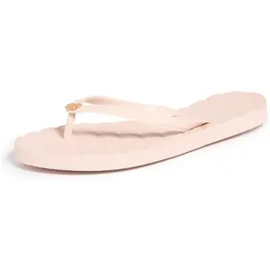 Tory Burch Womens Kira Flip Flops - Meadowsweet/Gold/Pink