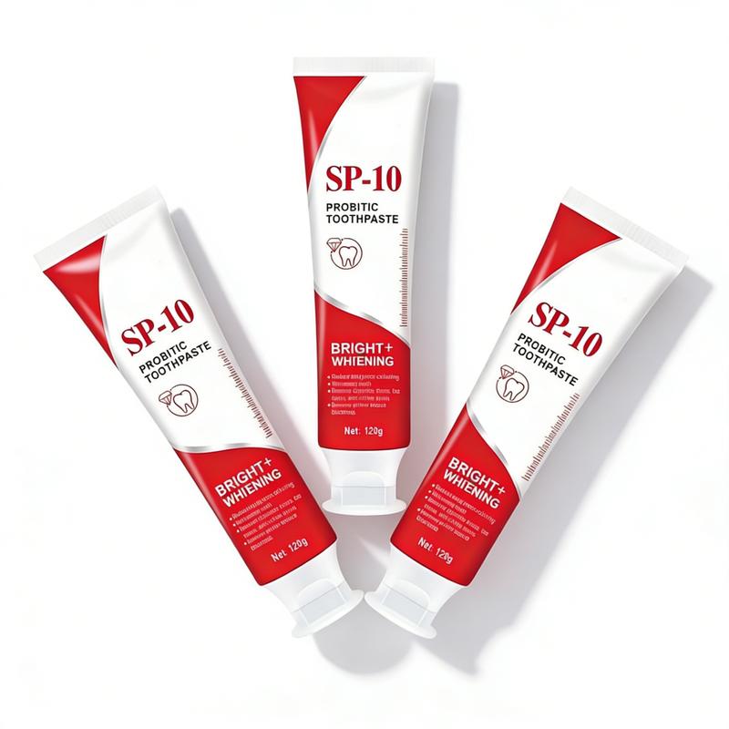 3 PCS SP-10 Ultra Whitening Deep Cleaning Care,Probiotic Toothpaste,Teeth Whitening Paste Fresh Breath
