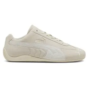PUMA Mens Speedcat Og Lace Up Sneakers Shoes Casual - White
