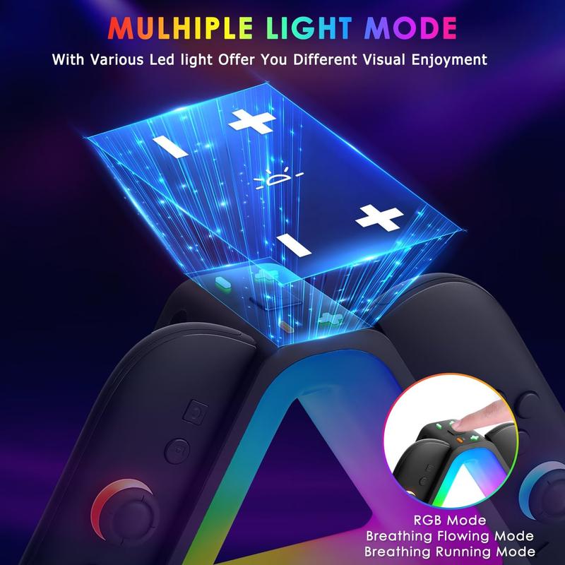 Dock for Nintendos 2, 2 Joycons Dock for 4 Joycon,Joycons Charger Stand Station with LED Indication and USB Type-C Charger Dock for Nintendos 2, 2 Joycons Dock for 4 Joycon,Joycons Charger Stand Station with LED Indication and USB Type-C Charger