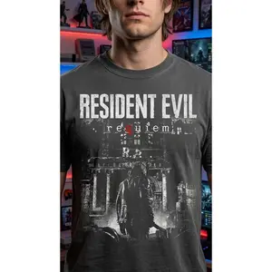 Resident Evil Requiem, Vintage Distressed Leon Kennedy Fan T-Shirt, Gift For Women and Man Unisex T-Shirt
