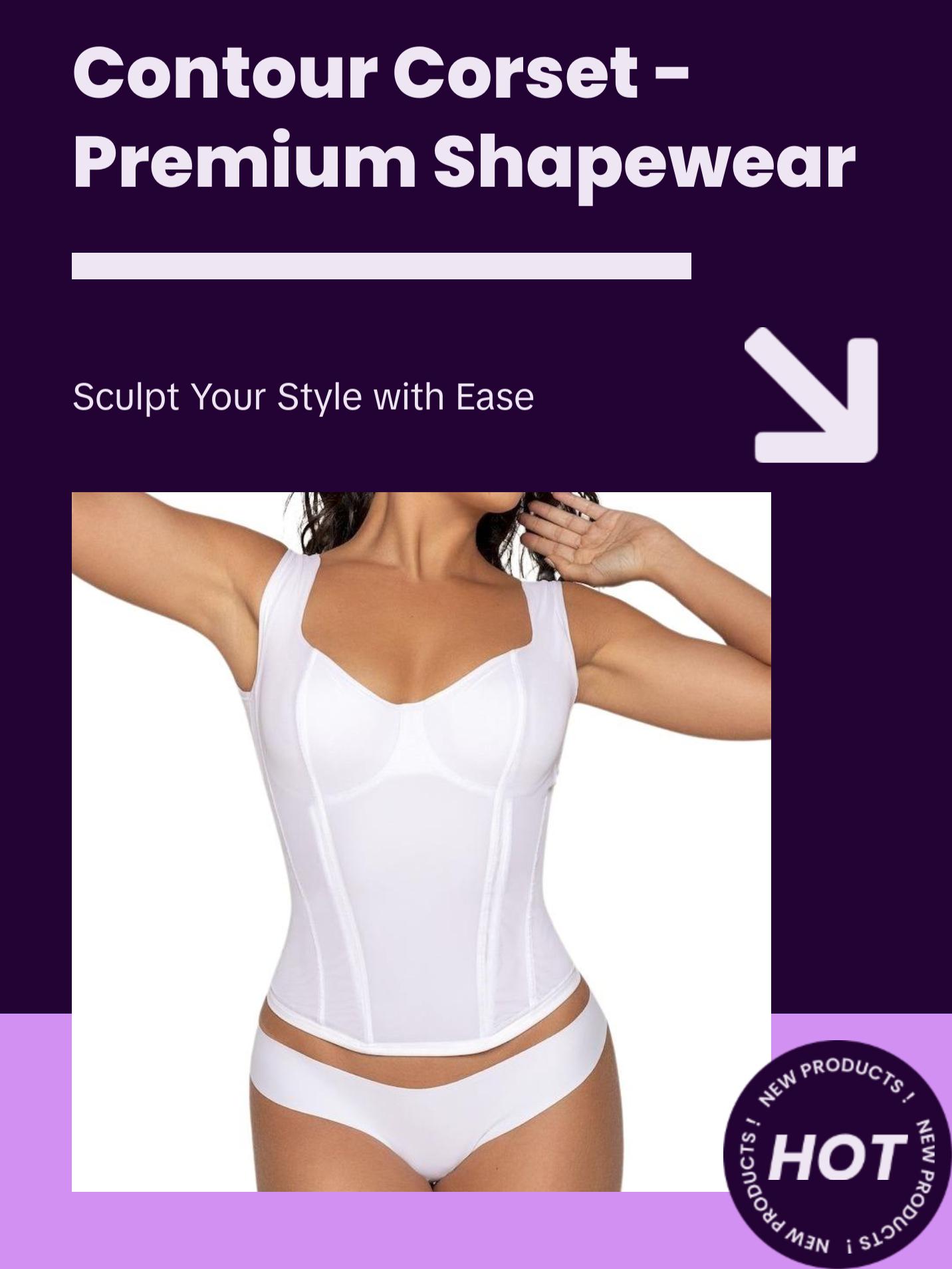 Contour Corset - Comfortable Fit, Lightweight Design, Versatile Use, Ideal for Everyday Wear Premium Shapewear Sexy Womenswear Comfort Compression