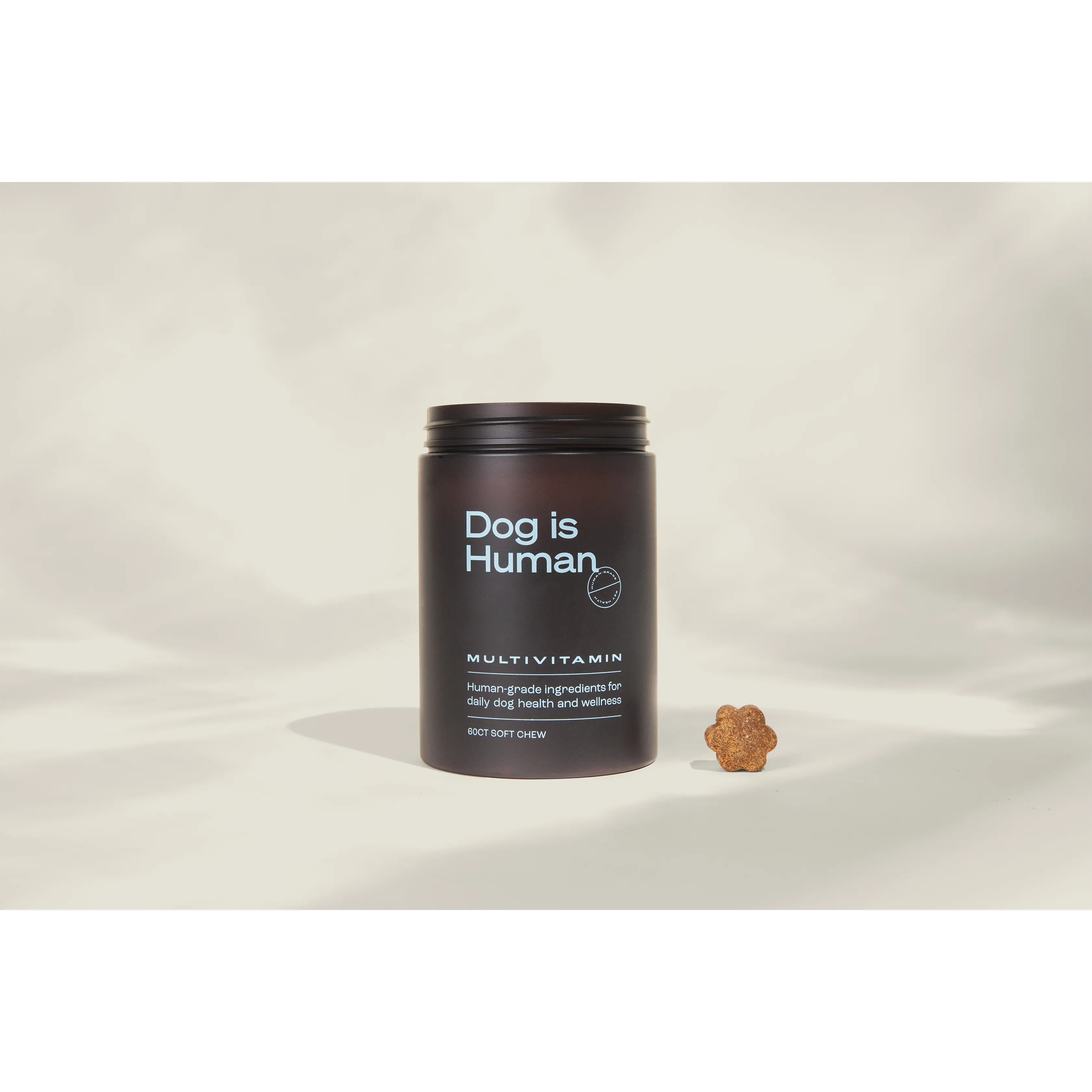 Dog is Human Daily Multivitamin for Dogs (Chicken Flavor) Human-grade, Vet-formulated, Made in Vermont