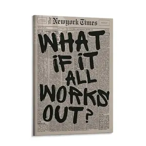 The Bible verse "God's Plan" - Black and white religious wall hanging - Inspirational home decor item that can be hung directly, suitable for home, office, and prayer room - Christian gift, religious home decoration, simple and elegant frame.