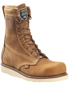 Carolina Men's 8" Amp Usa Lace-Up Work Boot Steel Toe - Ca7505
