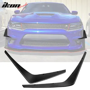 Front Bumper Canard for Dodge Charger SRT 2015-2023 2PC Painted PP