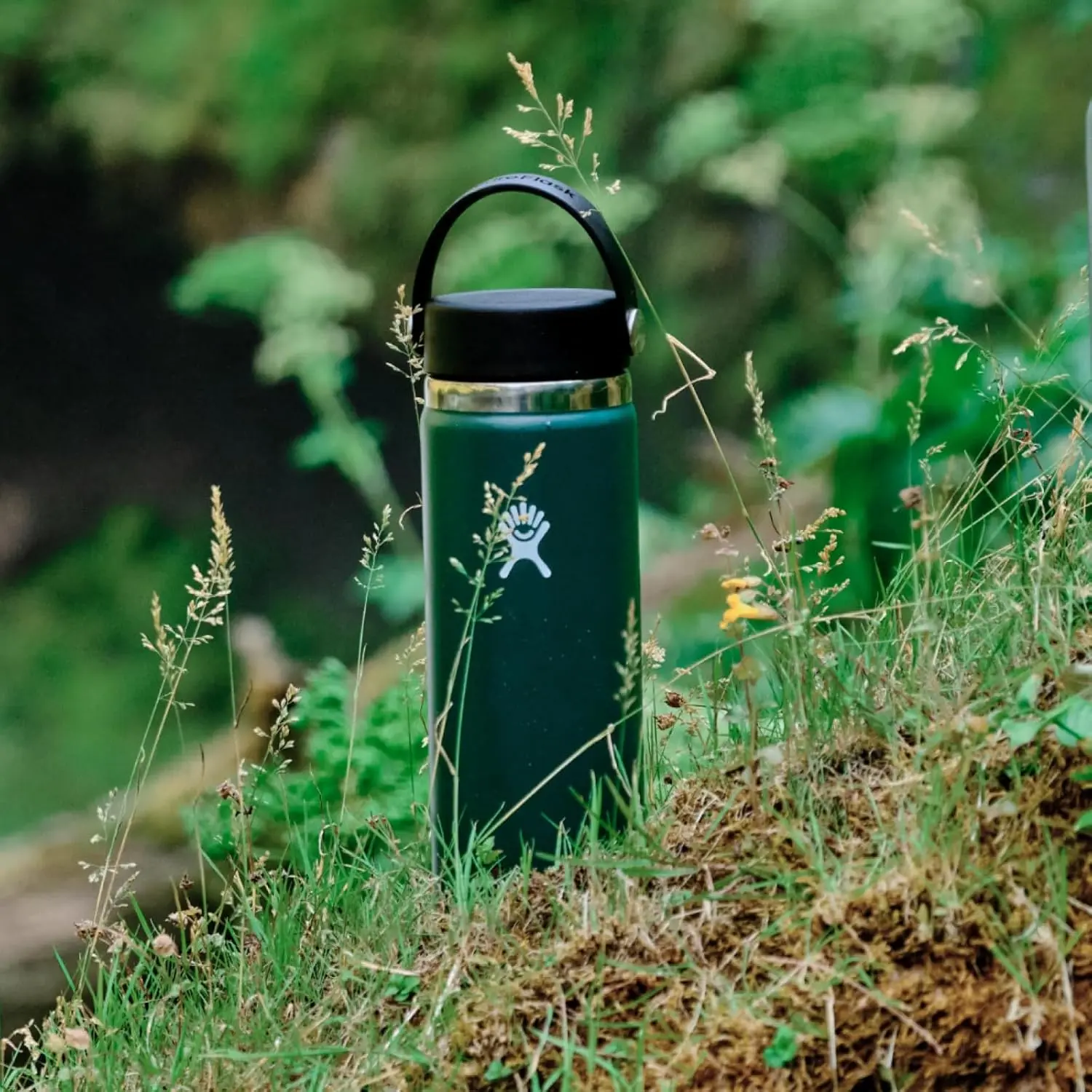 Hydro Flask Water Bottle - Insulated Stainless Steel - Wide Mouth Flex Lid, Non Spill, Leakproof and Refillable in 20 Oz