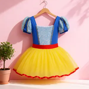 Girls Princess Tutu Dress Sparkly Ruffle Party Dress Ballet costume