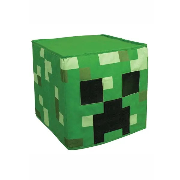 Minecraft Creeper Block Head Mask for Adults