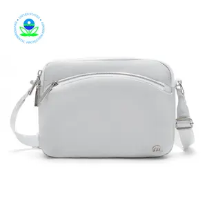 Small travel purse Women Crossbody purse Long Starp Crossbody Bag for Women - Shoulder Bag With Waterproof Nylon Handbag Multiple Pockets and Adjustable Strap 1.5L