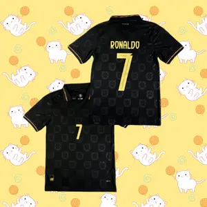 Special Edition Black Gold Short Sleeve Jersey – Ronaldo #7 Special Edition Black Gold Short Sleeve Jersey – Ronaldo #7