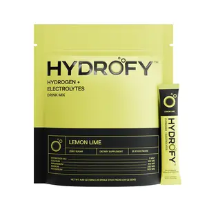 Hydrofy Hydrogen Water Electrolyte Lemon Lime 25ct