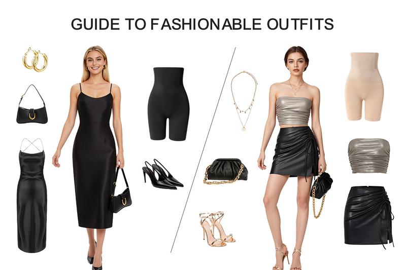 VVL Christmas Women's High Waisted Seamless Anti-Rolling Shapewear Breathable Comfortable Shorts Butt Lifting Suitable for Everyday Wear Clothes Shapewear