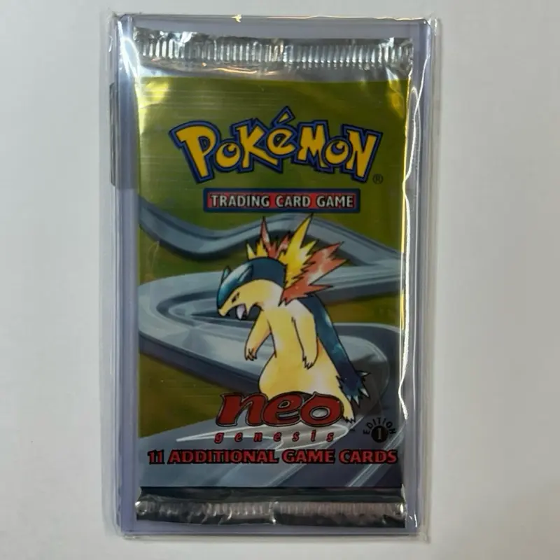 1st Edition Pokemon Neo Genesis Booster Pack *HEAVY* Guaranteed Holo - TikTok Shop 1st Edition Pokemon Neo Genesis Booster Pack *HEAVY* Guaranteed Holo - TikTok Shop