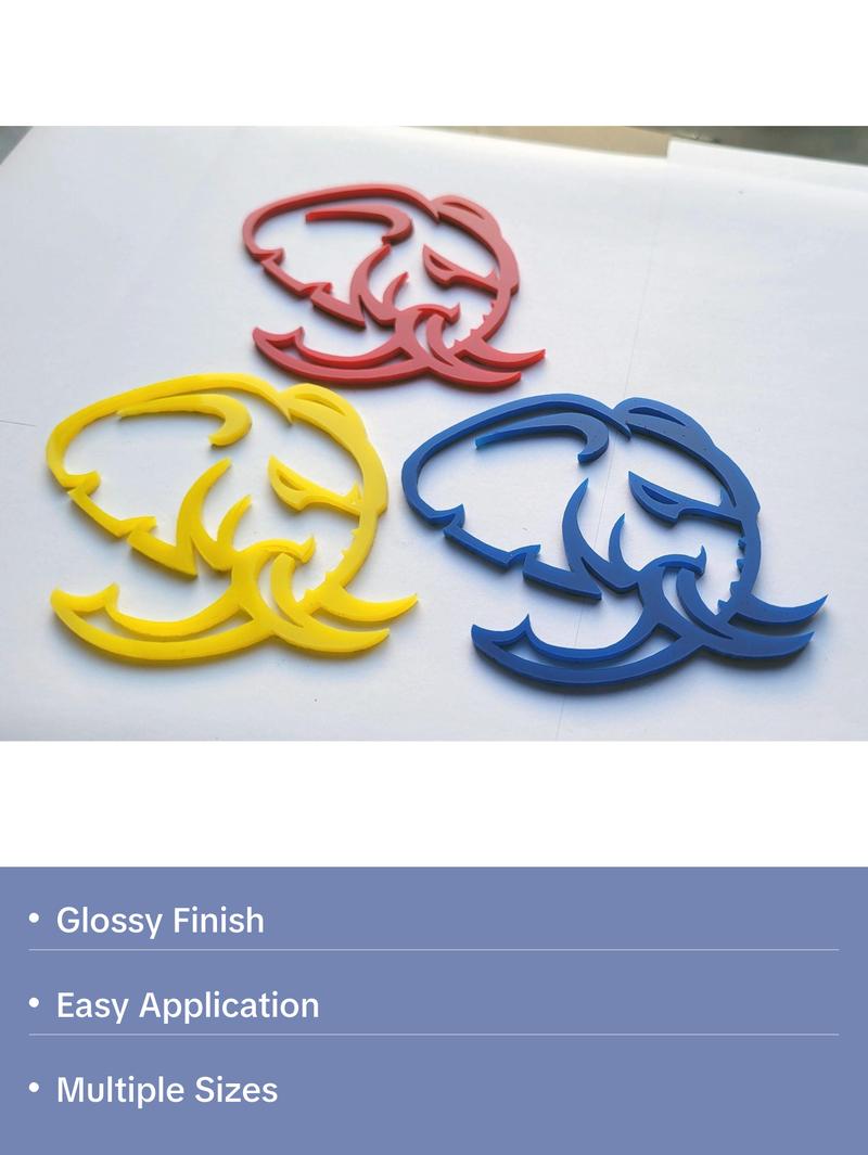 2x Elephant Hellephant SRT Badge Emblem Logo for Dodge Challenger Charger TRX