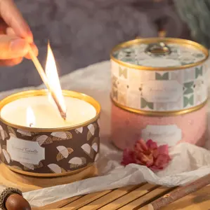 Scented Candles 3 x 4.2oz Gift Set for Women, Aromatherapy Stress Relief, Spa, Yoga, Friends, Bath, Birthday, Home Décor. Restful, White, Valentine's Day Gifts, Christmas & Birthday Gifts Ladies' & Mothers' Candles