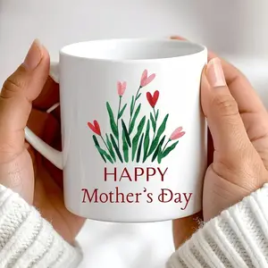 Happy Mothers Day Mug, Best Mum Ever Gift, Mother's Day Coffee Cup from Daughter or Son