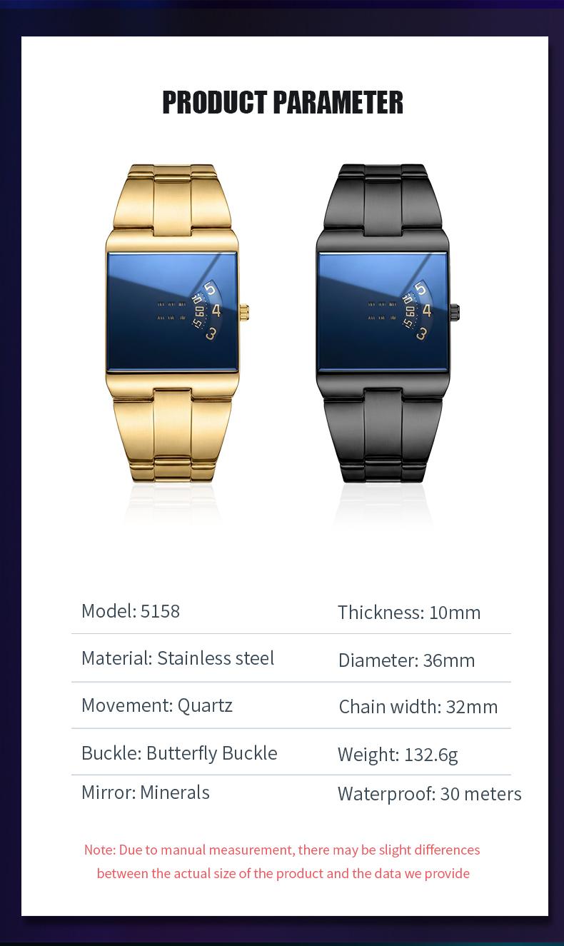 【TikTokShopStockUp】 Racing Sports Watch, Luxury Men's Racing Sports Watch, Iridescent Mirror Design, Stainless Steel Material, Casual & Business Style, Perfect Gift for Him, Fashionable Wristwatch with Time Display