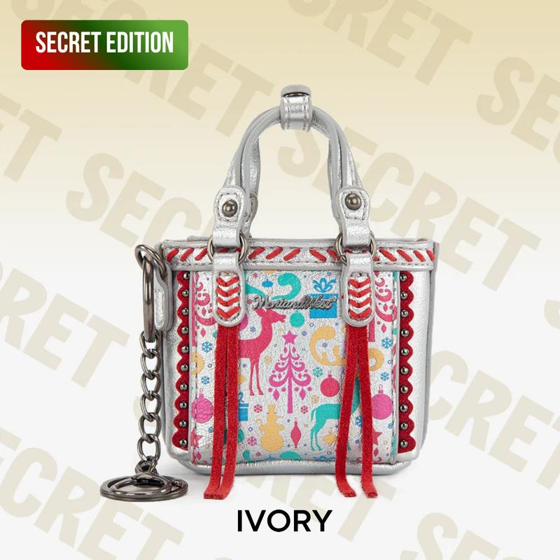 Montana West Mini Xmas Tote Blind Box Gift for Holiday Suprises Montana West Mini Xmas Tote Blind Box Gift for Holiday Suprises