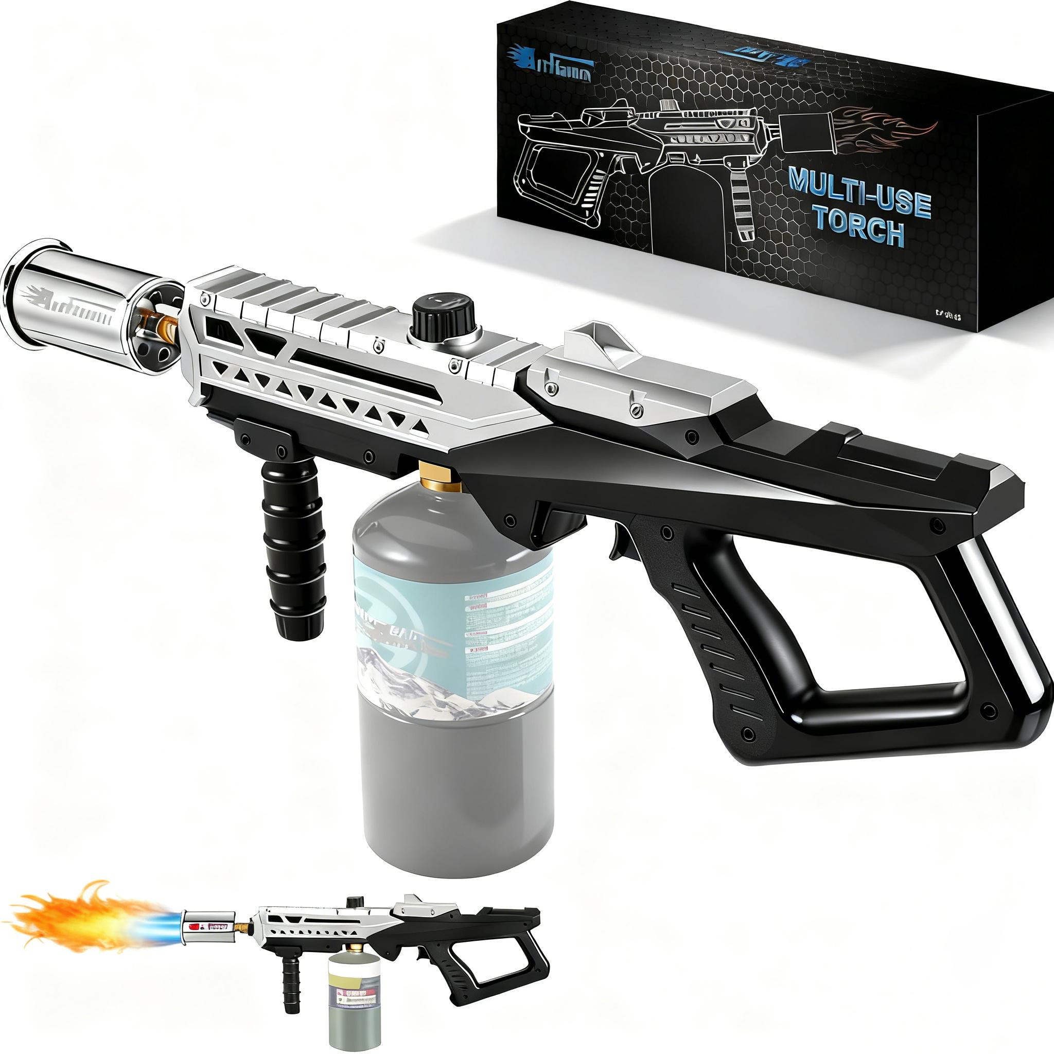 Kitchen Torch, Propane Torch Blow Torch, Food Culinary Torch for Outdoor Cooking, Campfire Starter Grill Torch, BBQ Torc