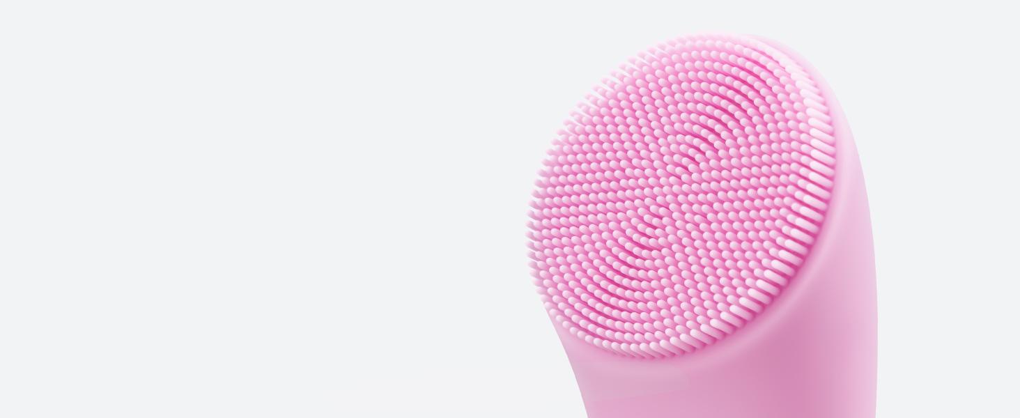 Facial Cleansing Brush, PRITECH Heatable Vibrating Face Scrubber with Massage, Silicone Face Scrubber for Women & Men, Electric Facial Cleanser for Deep Cleansing, Gentle Exfoliating (Pink) Facial Cleansing Brush, PRITECH Heatable Vibrating Face Scrubber with Massage, Silicone Face Scrubber for Women & Men, Electric Facial Cleanser for Deep Cleansing, Gentle Exfoliating (Pink)