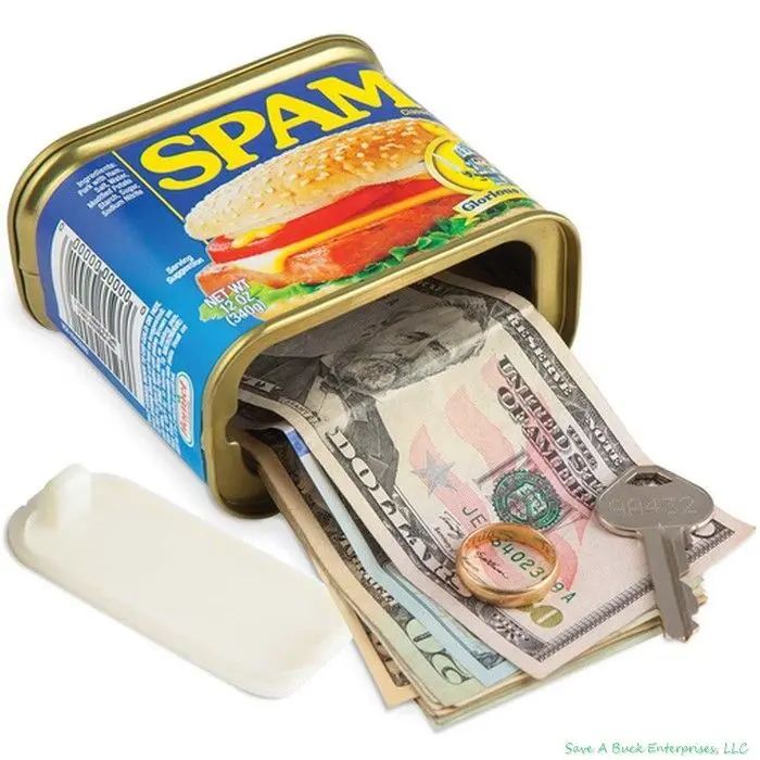 SPAM  OFFICIALLY LICENSED - Decoy Safe Home Bank - Hide Valuables