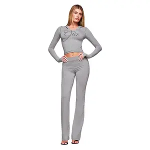 BLARE JERSEY TRACKPANT - GREY : HEATHER GREY