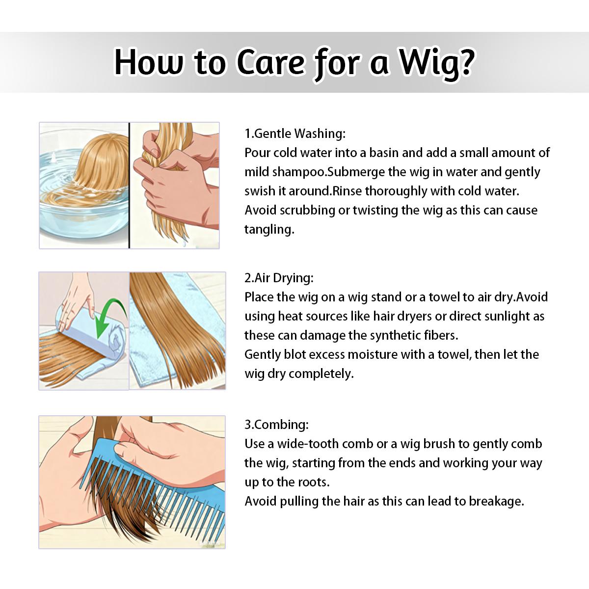 U&A Hair 9x7 Glueless Synthetic Wear and Go Bone Straight Wigs Double Drawn Bob Wig High Density, Vivid Self Growing Clean Hairline with Tiny Knots