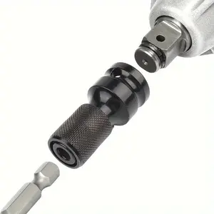 Electric wrench adapter air gun barrel multi-functional accessory set electric drill chuck plate universal joint