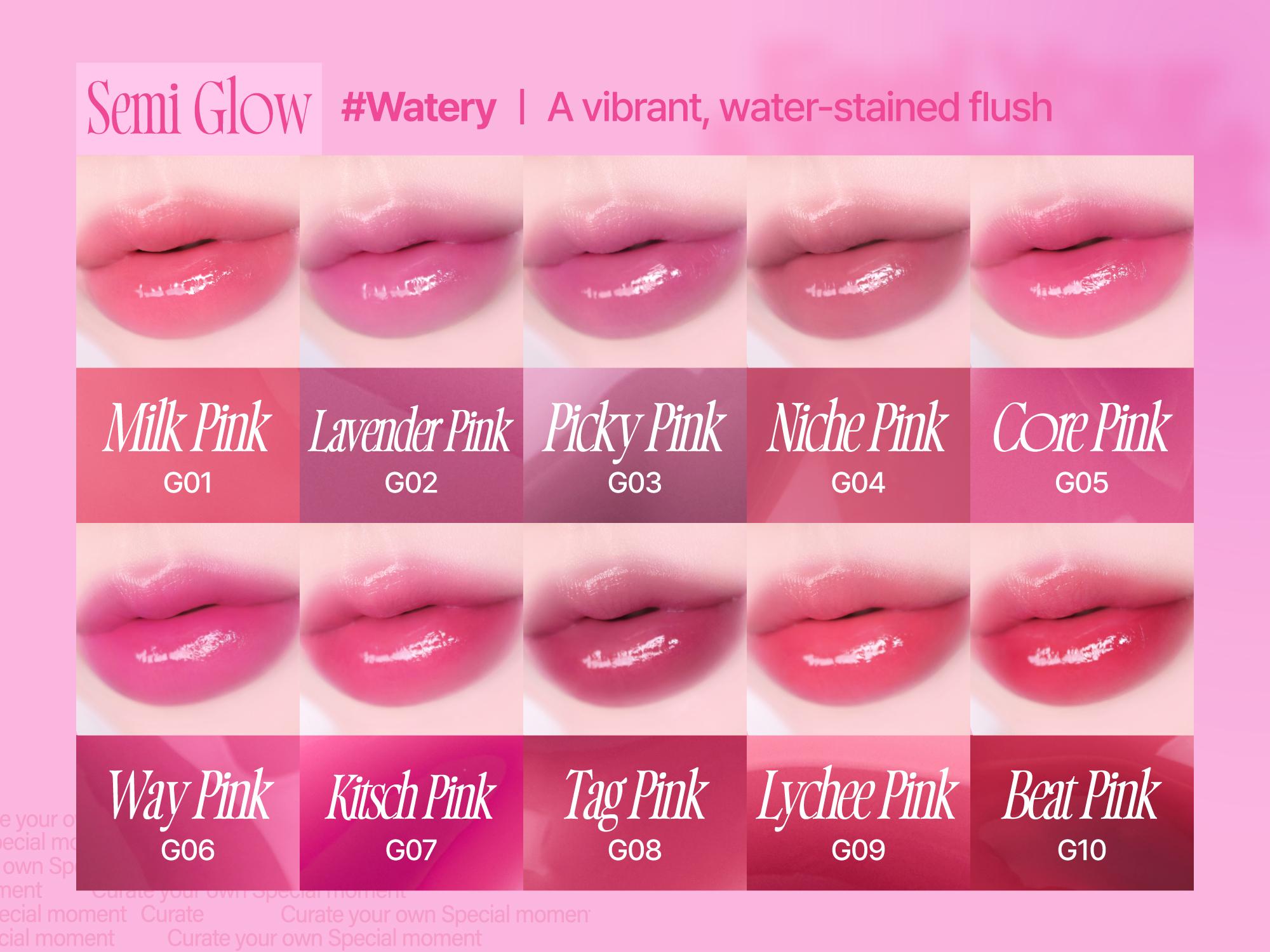 fwee Pink Obsession Stay-Fit Lip Tint | Weightless & Layerable Tint for Smudge-proof, Long-lasting Wear | Soft Blur Finish or Vibrant Flush,  | 20 Colors Makeup