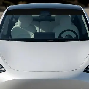 Premium Tint Film for Tesla Model 3, Precut Front Windshield Sun Visor, Black 15%