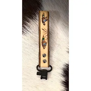 Handcrafted Leather Timber Loop for Duck Hunters with Tree Hook and Hardware Included.